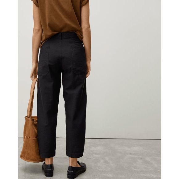 Everlane Womens Black Lightweight Casual Cropped The Fatigue Barrel Pants - Picture 3 of 8